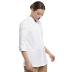 Women's Chef Jacket VENEZUELA_WHITE