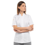 Chaqueta de chef para mujer SIDNEY_WHITE