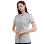 Veste de chef pour femme TEXAS_GRAY