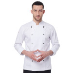 Veste de chef pour homme NAPOLI_WHITE