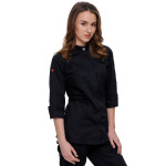 Veste de chef pour femme SEATTLE_BLACK