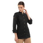 Women's Chef Jacket SPARTA_BLACK