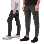 Pantaloni da chef elasticizzati ARIZONA_MELANGE